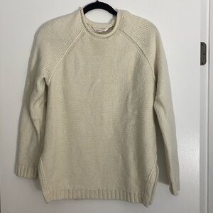 Cream knit sweater Sunday Sunday Banana Republic size medium